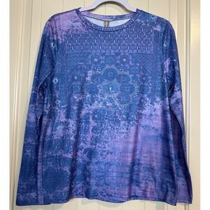 Artsy Top Shirt NoraCora Jersey long sleeve sz M NWT Athleisure sports casual
